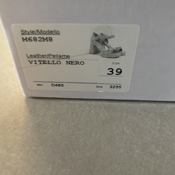 L'idea by Lori Chunky Leather Black Sandals w/Gucci like Buckle "Juice Frenchy" - Picture 7 of 9